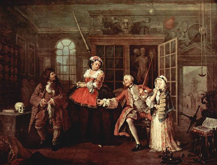 Mariage a la Mode, William Hogarth